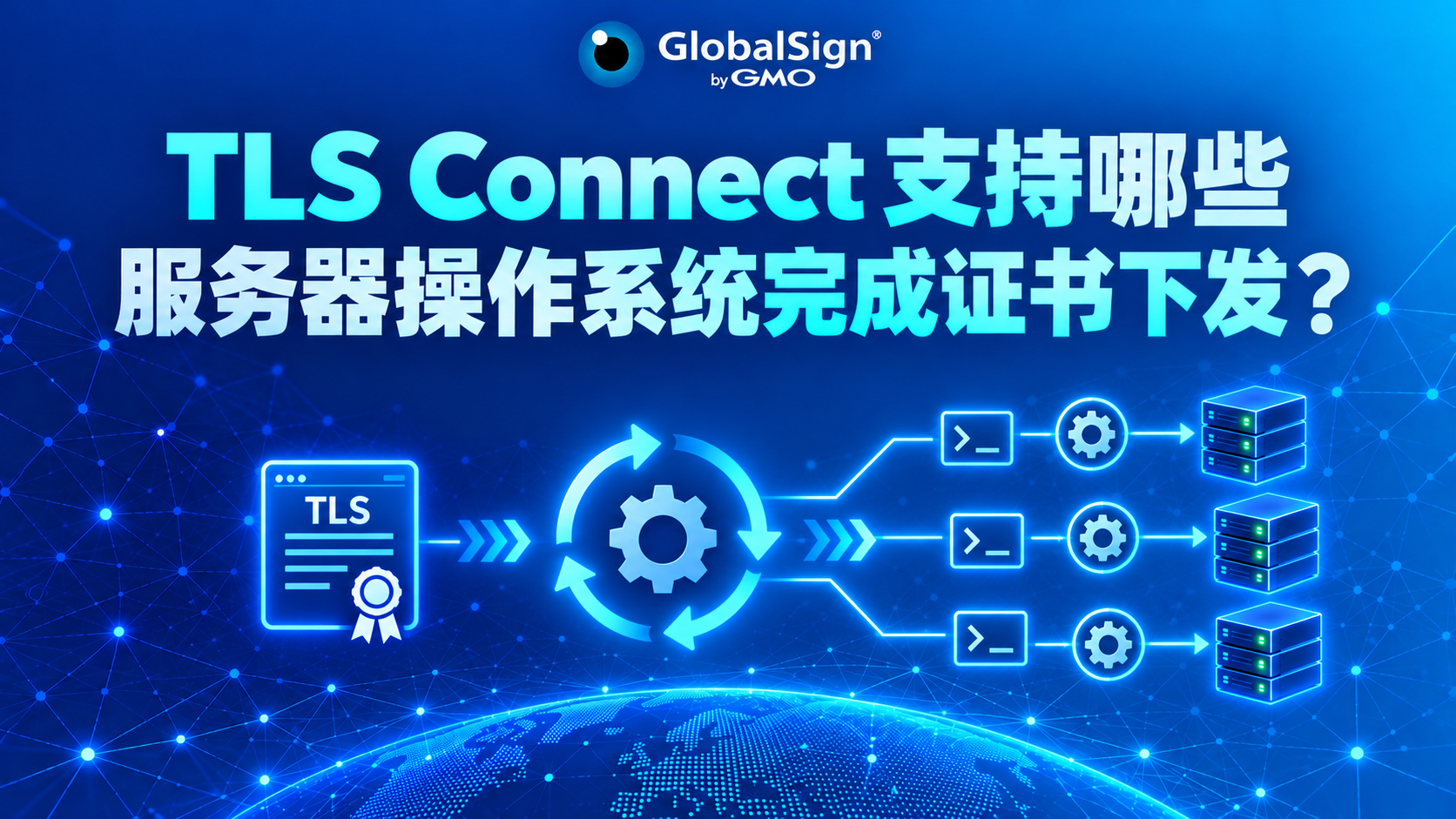 TLS Connect 支持哪些服务器操作系统完成证书下发？