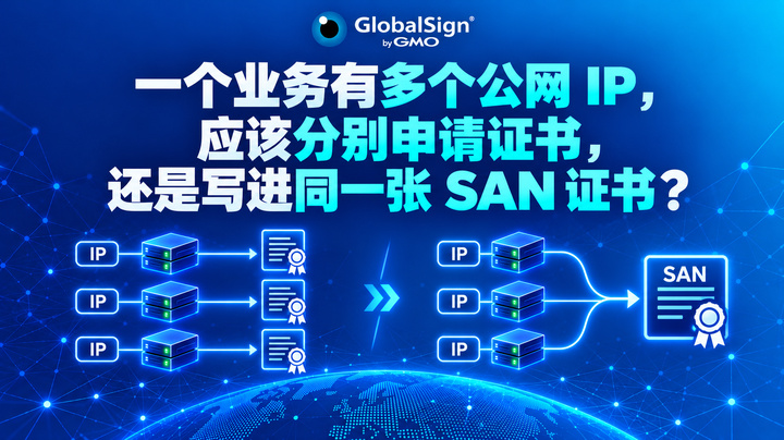 一个业务有多个公网 IP，应该分别申请证书，还是写进同一张 SAN 证书？