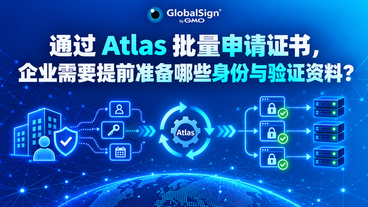 通过 Atlas 批量申请证书，企业需要提前准备哪些身份与验证资料？