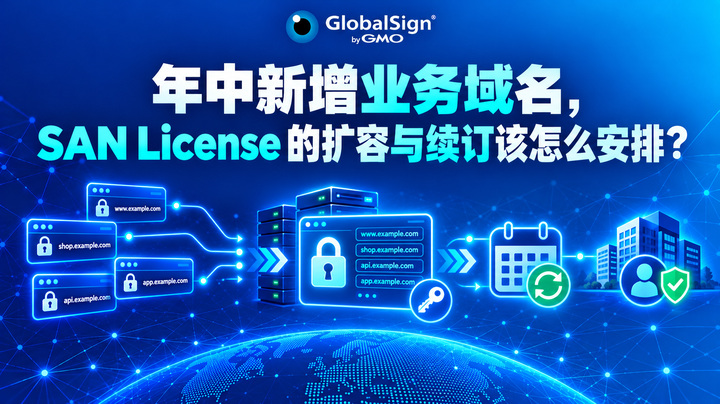 年中新增业务域名，SAN License 的扩容与续订该怎么安排？