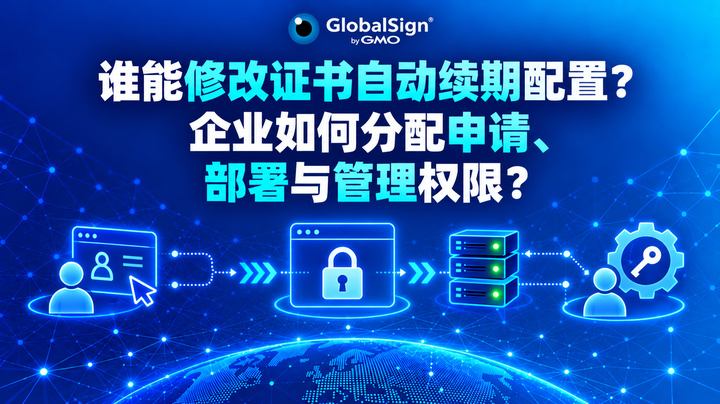 谁能修改证书自动续期配置？企业如何分配申请、部署与管理权限？