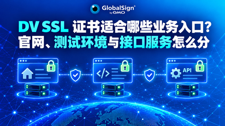 DV SSL 证书适合哪些业务入口？官网、测试环境与接口服务怎么分