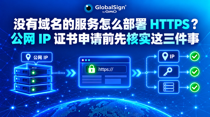 没有域名的服务怎么部署 HTTPS？公网 IP 证书申请前先核实这三件事